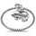<span>CLOSEOUT! </span> Sterling Silver Cute! Dangling Bali Elephant Ring