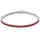2.5MM Square Bezel Garnet .925 Sterling Silver Tennis Bracelet 7.5