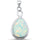 <span>CLOSEOUT! </span>White Opal Pear Shape  .925 Sterling Silver Pendant