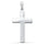 <span>CLOSEOUT! </span>Plain Solid Cross .925 Sterling Silver Pendant