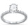 New Cubic-Zirconia Oval Shape .925 Sterling Silver Ring Size 4-10