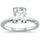 <span>CLOSEOUT! </span>2.50ct 9x7mm Radiant Cut Cubic Zirconia .925 Sterling Silver Solitaire Engagement Ring